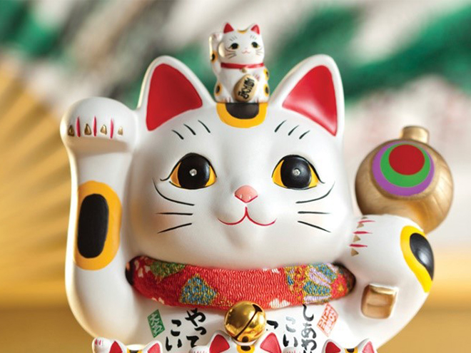 mèo Maneki Neko - Du lịch ở Nhật Bản đừng quên ghé thăm ngôi Đền mèo Maneki. Ảnh: CMUJER