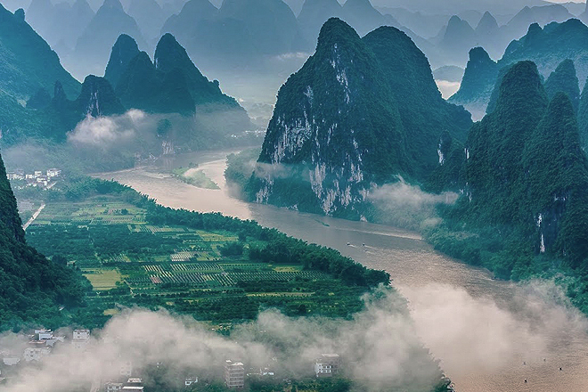 du lịch trung quốc đường bộ - Quế Lâm phong cảnh như tranh. Ảnh: Tim Xeriland