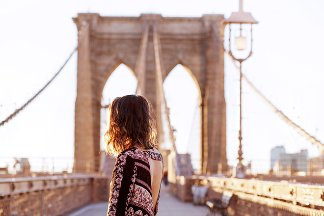 kinh nghiệm du lịch New York - Cầu Brooklyn. Ảnh: sưu tầm