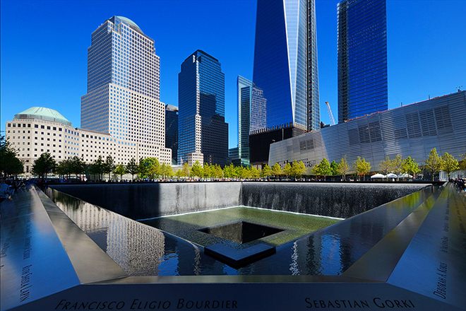 kinh nghiệm du lịch New York - Đài tưởng niệm 9/11 (Ground Zero). Ảnh: 20th Century Tours