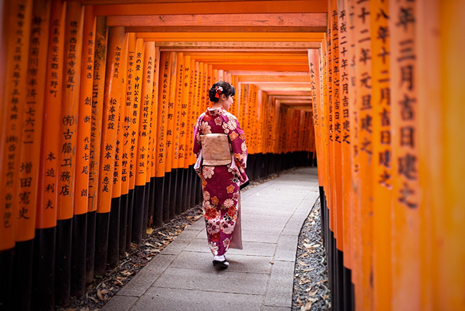 Du lịch Kyoto - Fushimi Inari-taisha