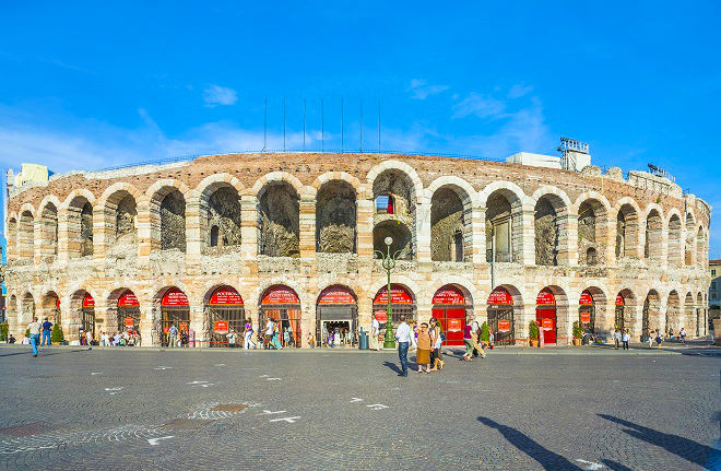10 trải nghiệm kỳ thú cho chuyến du lịch nước Ý của bạn - Hí trường Arena di Verona. Ảnh: Pxhere