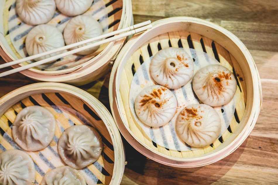 bánh bao nước thượng hải trung quốc - Tiểu long bao ở Thượng Hải. Ảnh: Eater NY