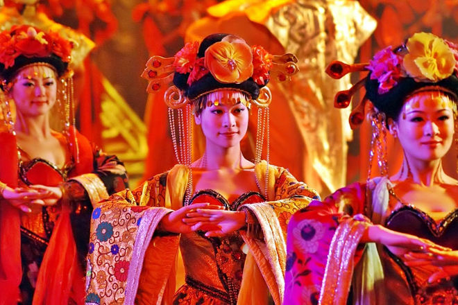 du lịch Hàng Châu Trung Quốc tự túc - Show Tống thành thiên cổ tình. Ảnh: China Travelogue
