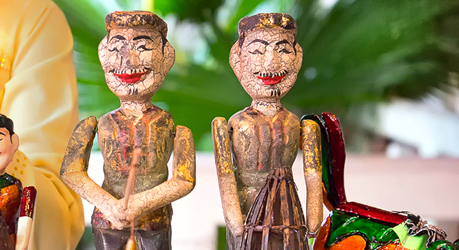 Du lịch cuối tuần Hà Nội: Khám phá 5 làng nghề truyền thống đầy thú vị - Các con rối nước truyền thống. Ảnh: Hanoi Citynet