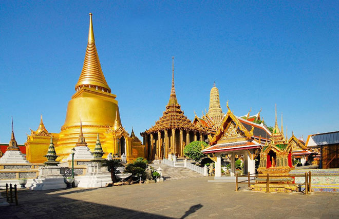 Đất nước Thái Lan nổi tiếng với các kiến trúc đền chùa cổ kính. 