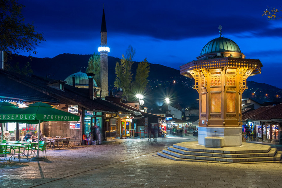 Đài phun nước Sebilj Brunnen - Sebilj Fountain - Sarajevo - Bosnia