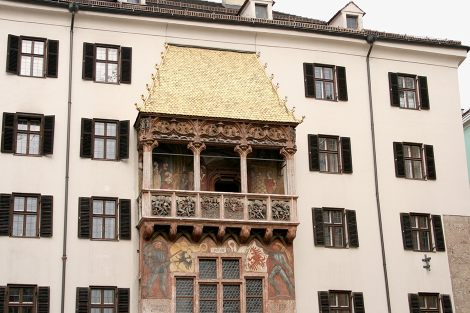 Tòa nhà Mái vàng - The Golden Roof (Goldenes Dachl) - Innsbruck - Áo