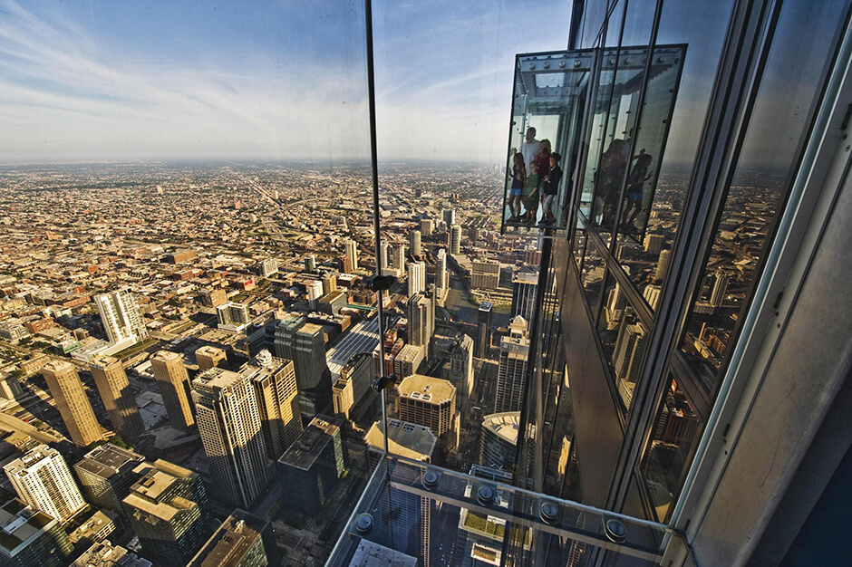 Đài ngắm cảnh tháp Willis - Willis Tower Observation - Chicago - Mỹ
