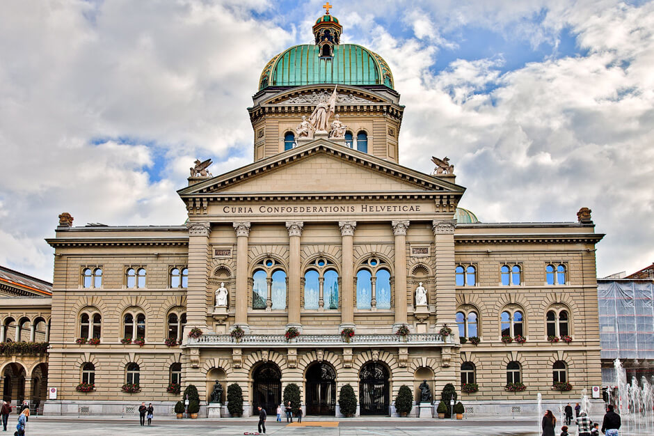 Tòa nhà Nghị viện Thụy Sĩ - Federal Palace of Switzerland - Bern - Thụy Sỹ