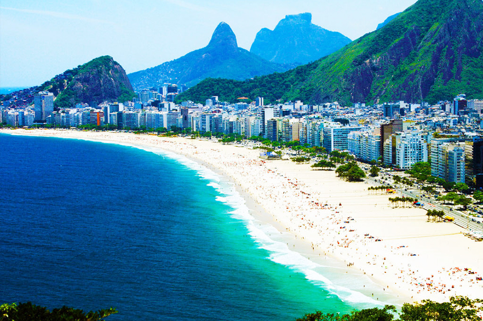 Bãi biển Copacabana - Copacabana Beach - Rio De Janeiro - Brazil
