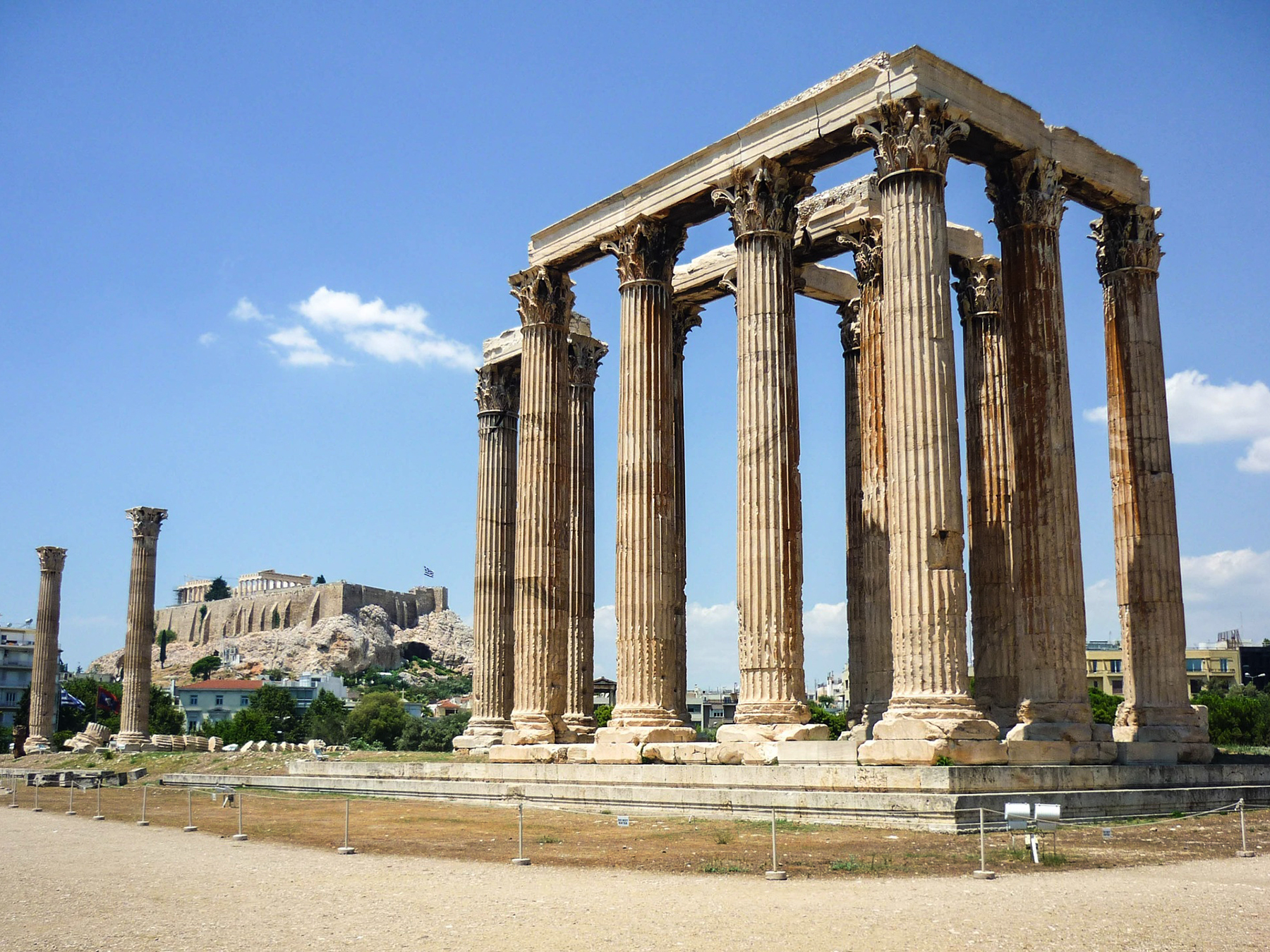 Đền thờ Thần Zeus - Temple of Olympian Zeus | Yeudulich