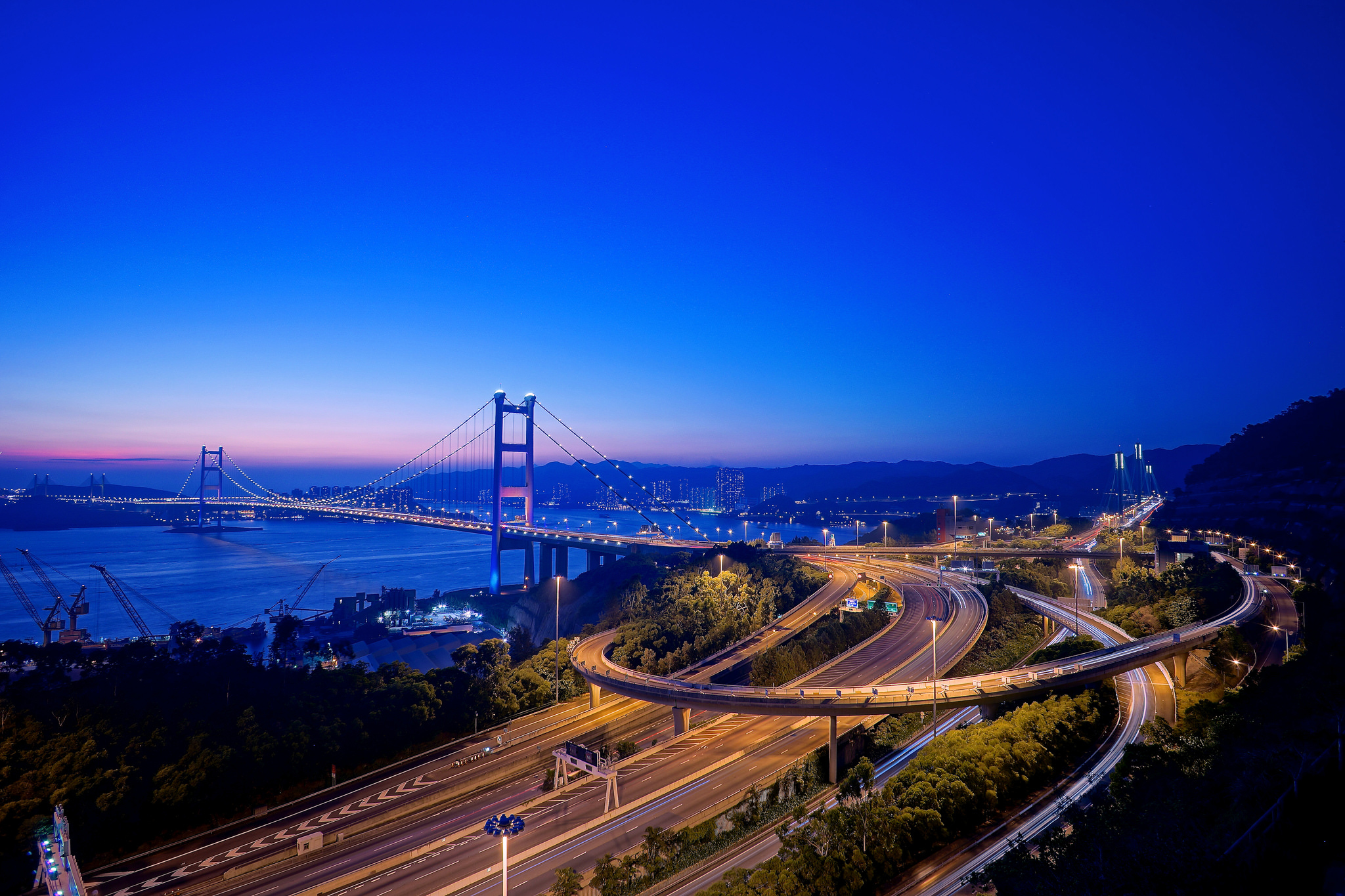 Cầu Thanh Mã - Tsing Ma Bridge - Hồng Kông - Trung Quốc