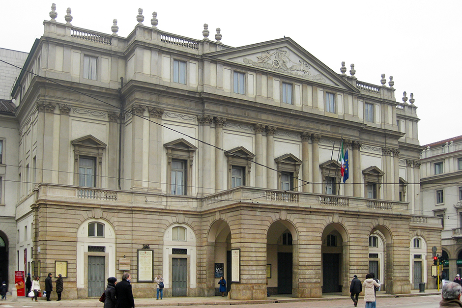 Nhà hát Opera La Scala - La Scala Opera - Milan - Ý