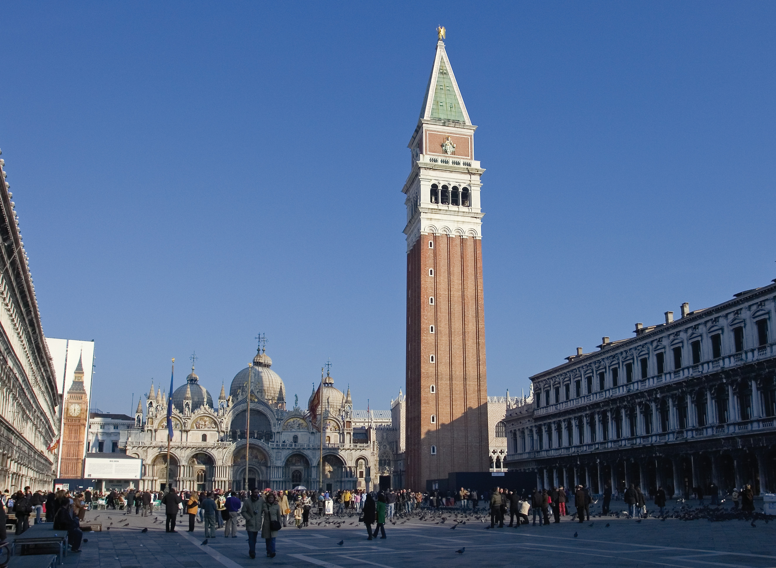 Tháp chuông Thánh Mark - St. Marks Bell Tower - Venice - Ý