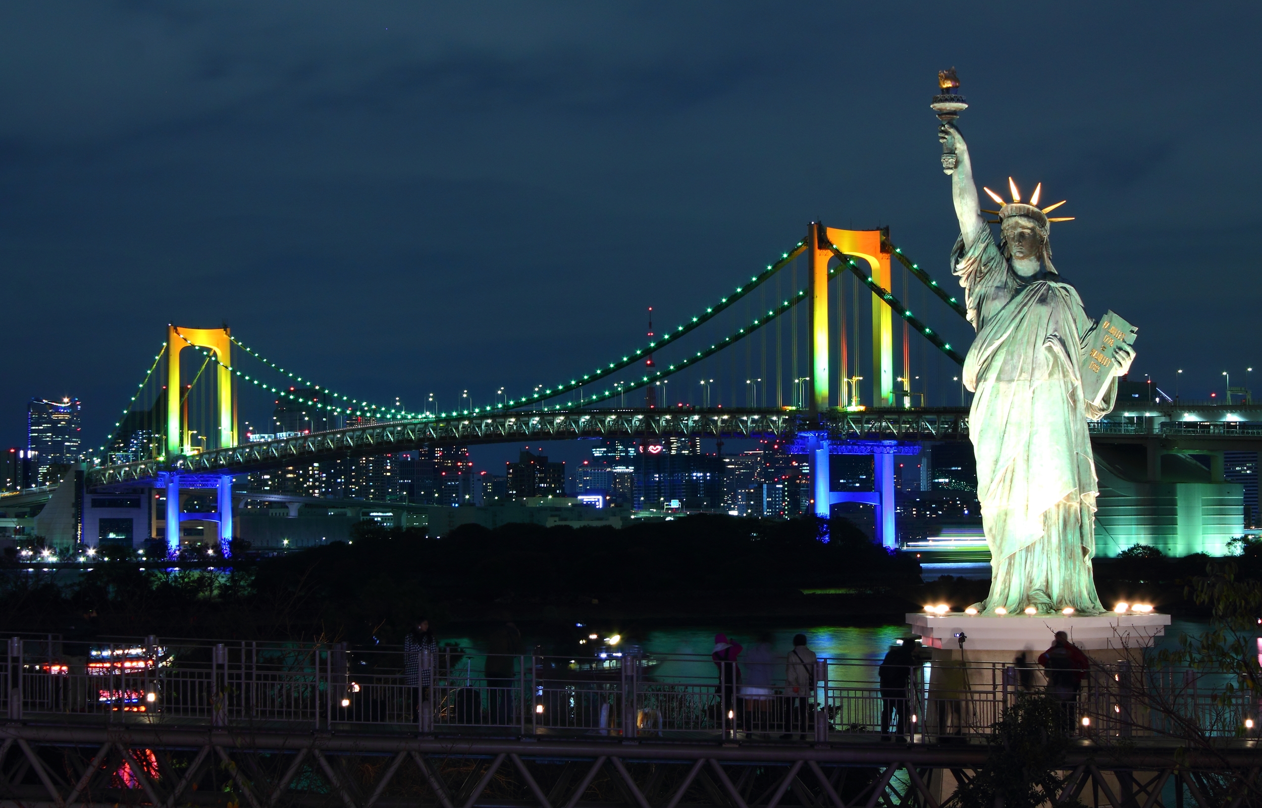 Bản sao tượng Nữ thần Tự do - Odaiba Statue of Liberty | Yeudulich