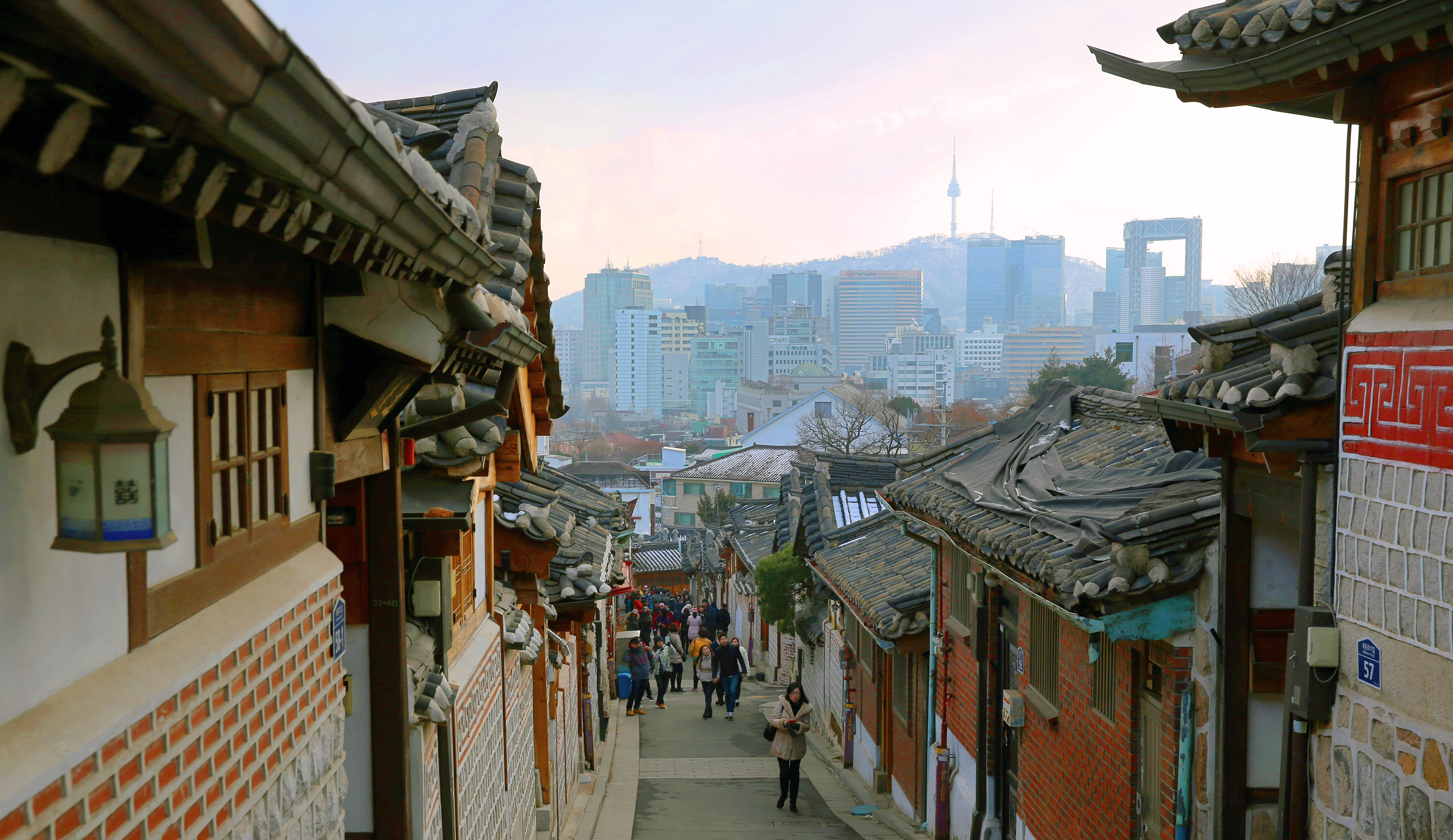Làng dân tộc Hanok Bukchon - Bukchon Hanok Village - Seoul - Hàn Quốc