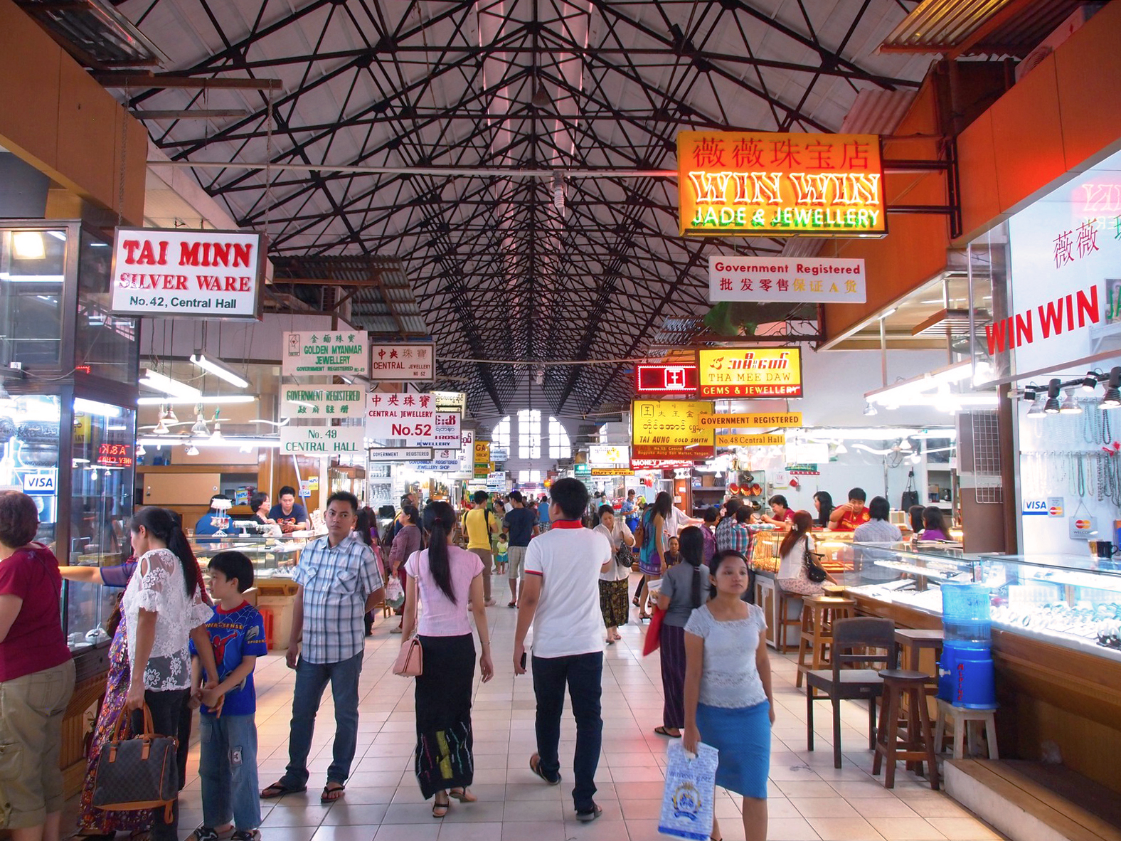 Chợ Bogyoke Aung San - Bogyoke Aung San Market - Yangon - Myanmar