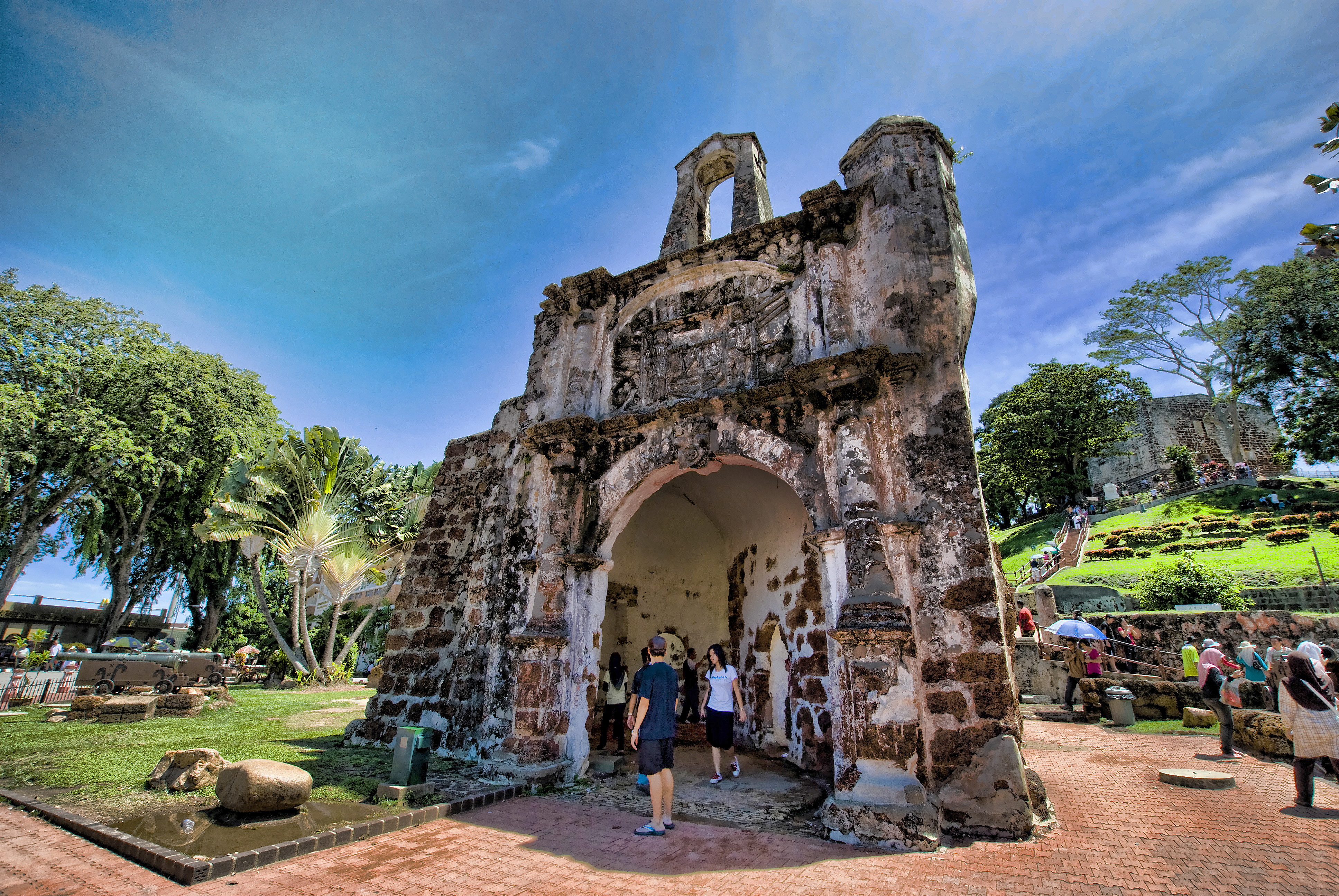 Pháo đài Bồ Đào Nha - A Famosa Fortress - Malacca - Malaysia