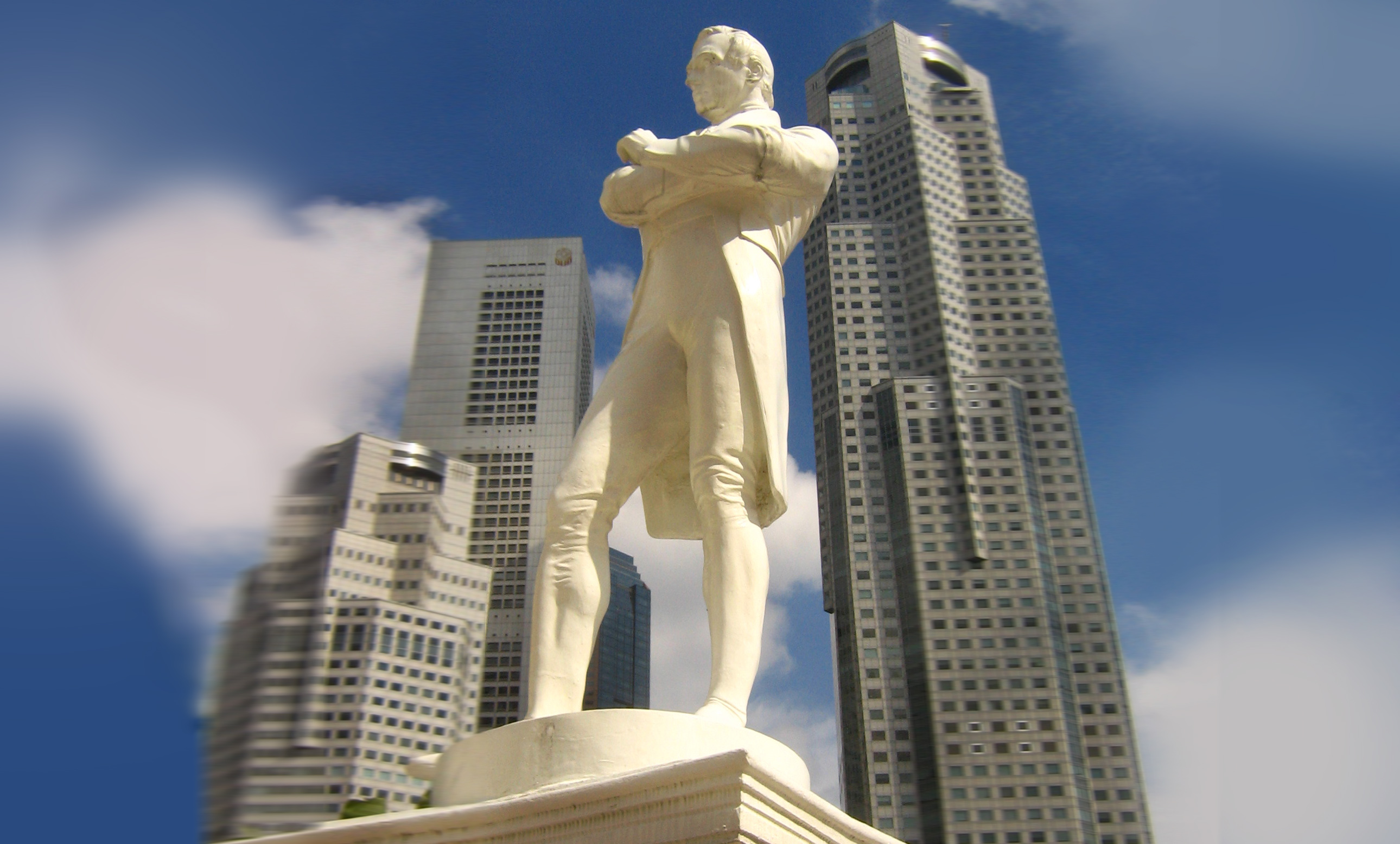 Tượng Ngài Stamford Raffles - Raffles Statue - Singapore - Singapore