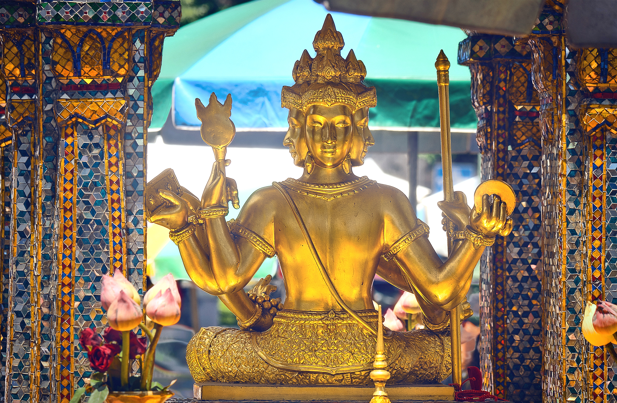Tượng Phật Bốn Mặt - Tứ Diện Thần - Statue of Phra Phrom | Yeudulich