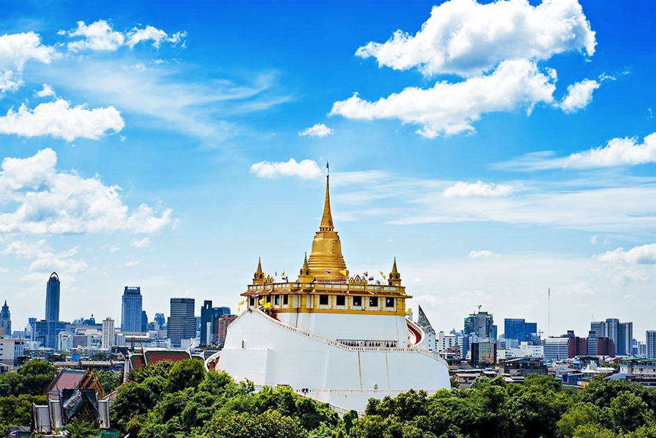 Chùa núi vàng Wat Saket - The Golden Mount - Bangkok - Thái Lan