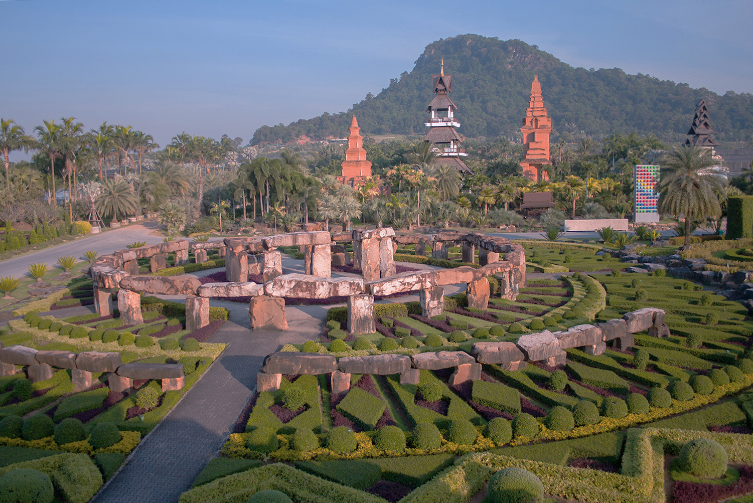 Vườn hoa Nong Nooch - Nong Nooch Tropical Botanical Garden - Pattaya - Thái Lan