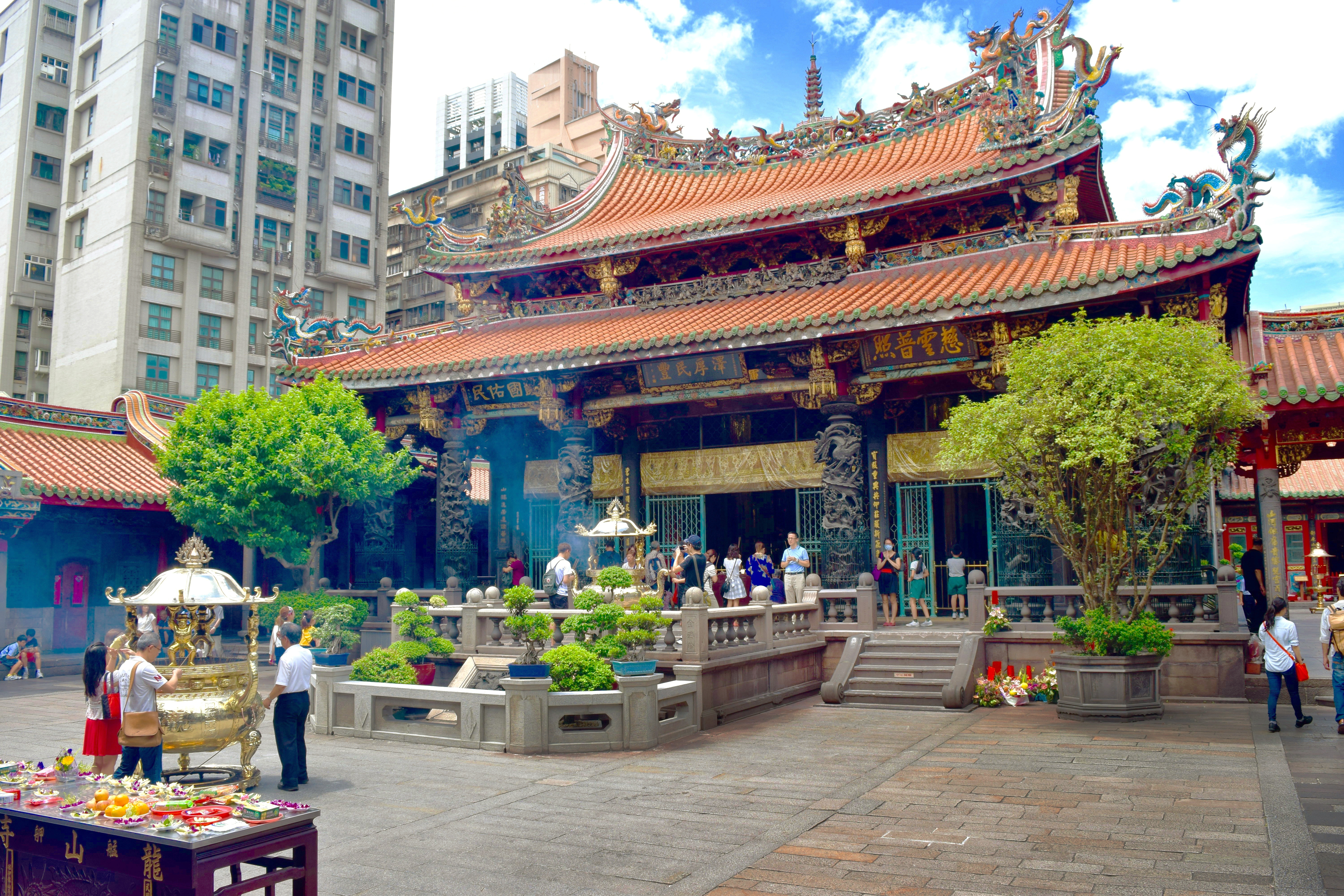 Chùa Long Sơn - Longshan Temple - Đài Bắc - Đài Loan