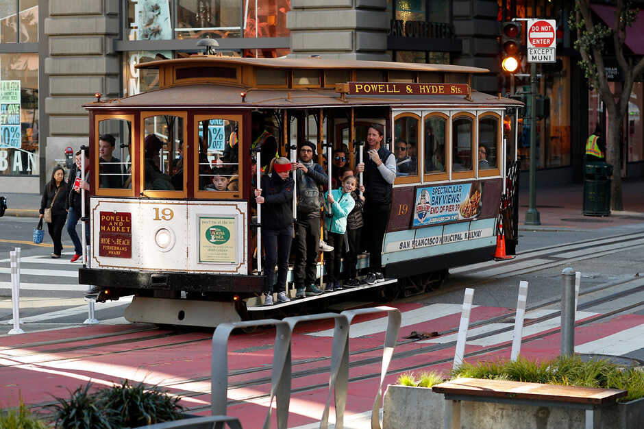 Xe điện San Francisco - Cable Car - San Francisco - Mỹ