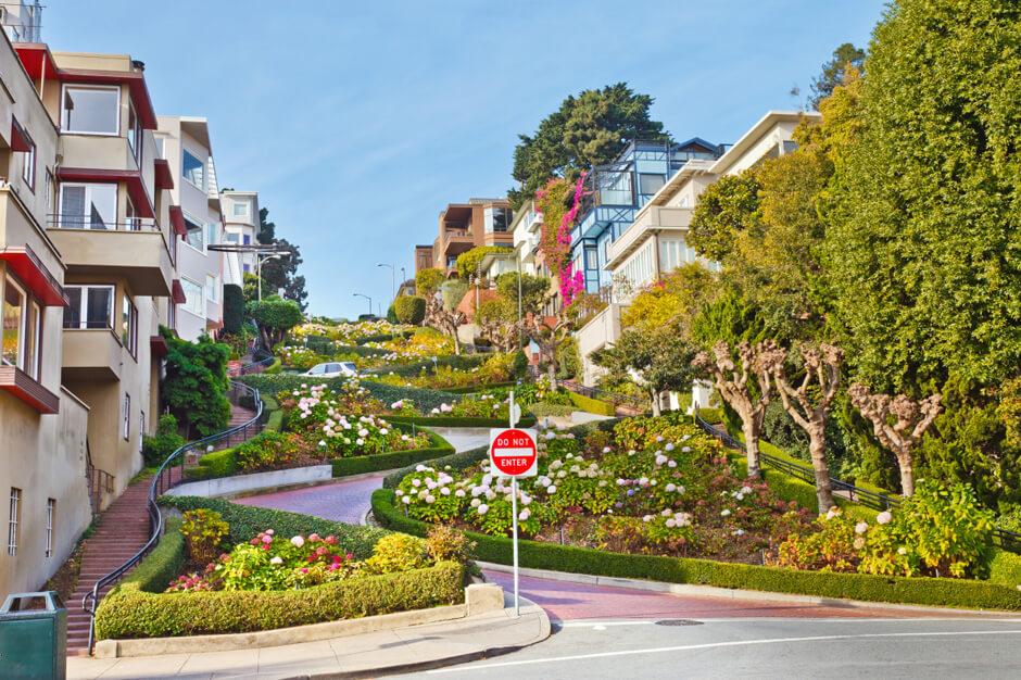 Đường hoa Lombard - Lombard Street - San Francisco - Mỹ