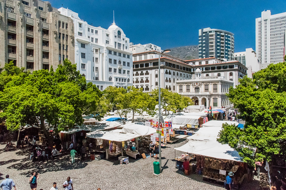 Quảng trường Chợ xanh - Greenmarket Square - Cape Town - Nam Phi