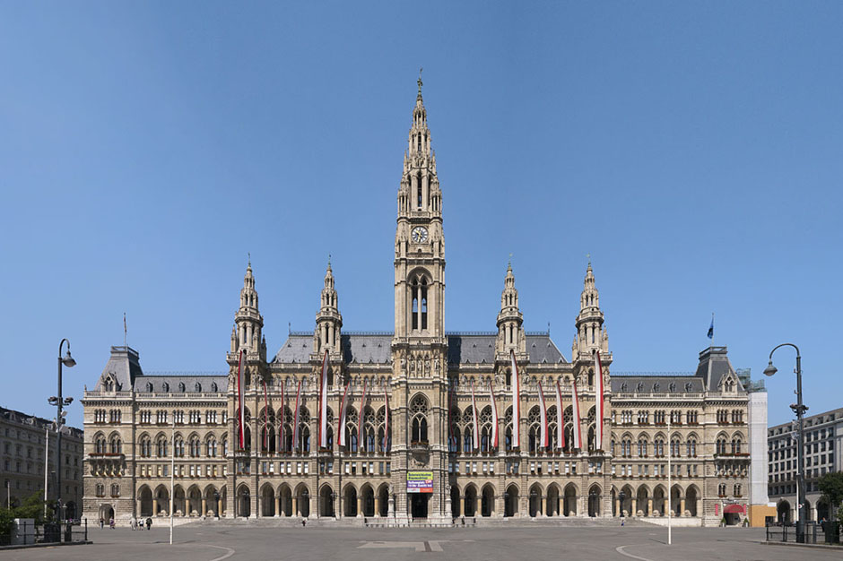 Tòa thị chính Vienna - Rathaus - Vienna - Áo
