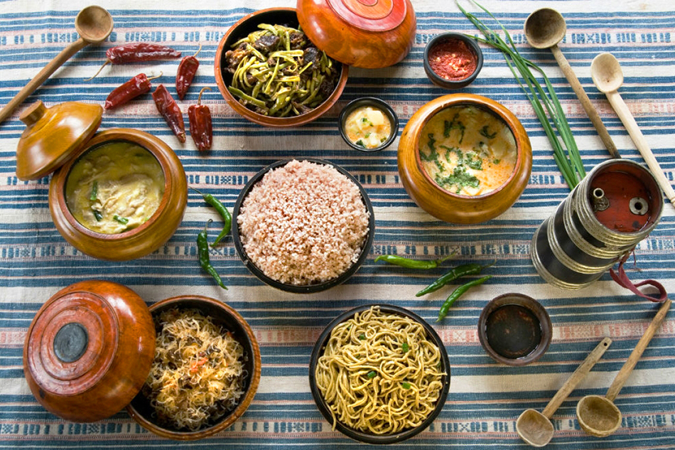 Những điều cần lưu ý khi du lịch Bhutan - Những món ăn của người dân Bhutan chủ yếu là đồ chay. Ảnh: Bhutan Swallowtail