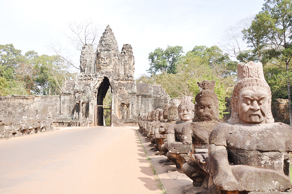 Cổng Nam Angkor Thom - Angkor Thom South Gate | Yeudulich