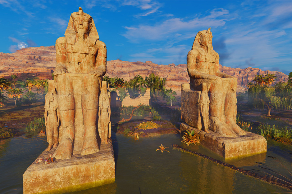 Những bức tượng khổng lồ của Memnon - Colossi of Memnon | Yeudulich